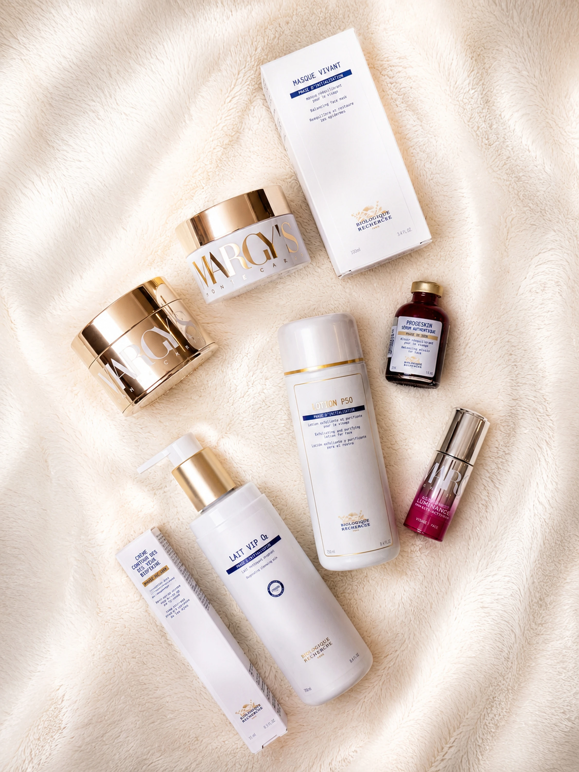 Biologique Recherche and Margy’s skincare products at SÉREN